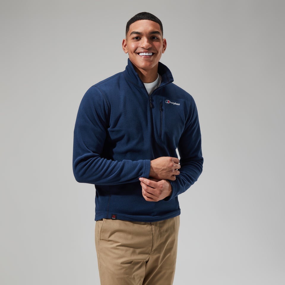 Men's Prism Micro Polartec Half Zip Fleece - Dark Blue