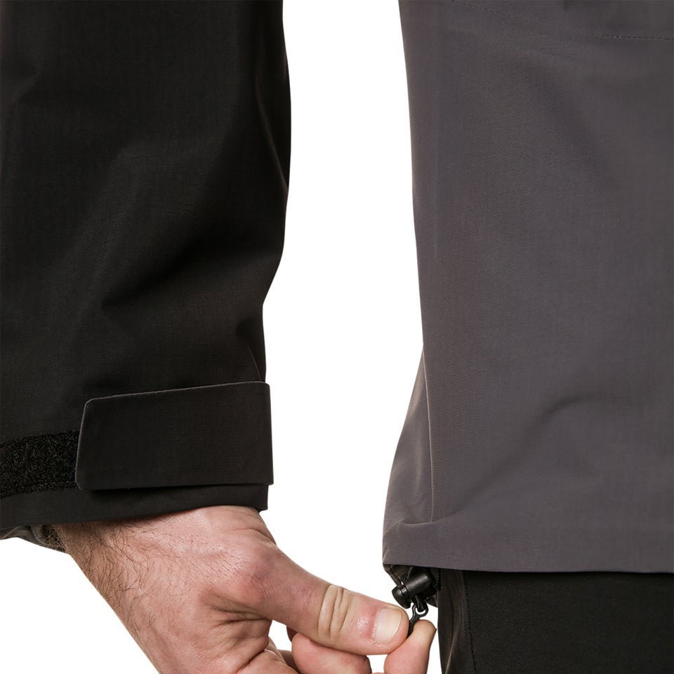 Men's Chombu Waterproof Jacket - Grey / Black