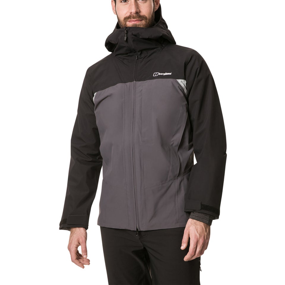 Men's Chombu Waterproof Jacket - Grey / Black