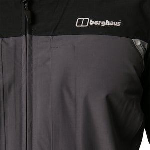 Men's Chombu Waterproof Jacket - Grey / Black