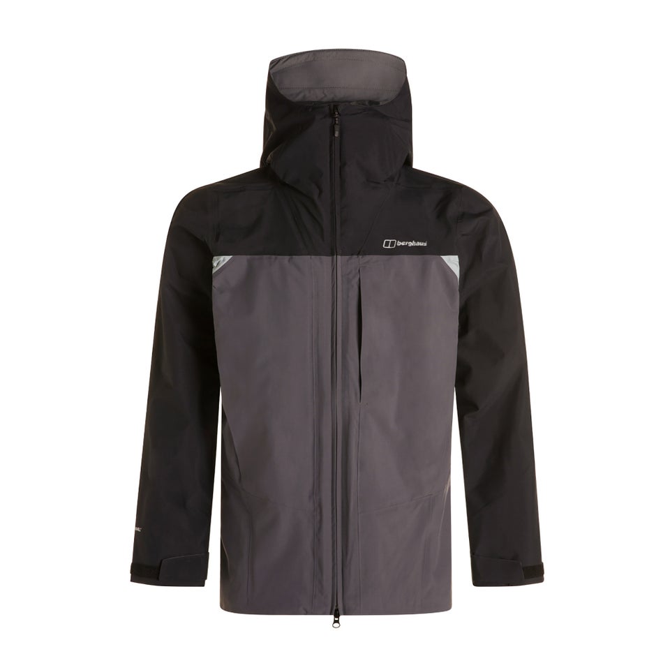 Men's Chombu Waterproof Jacket - Grey / Black
