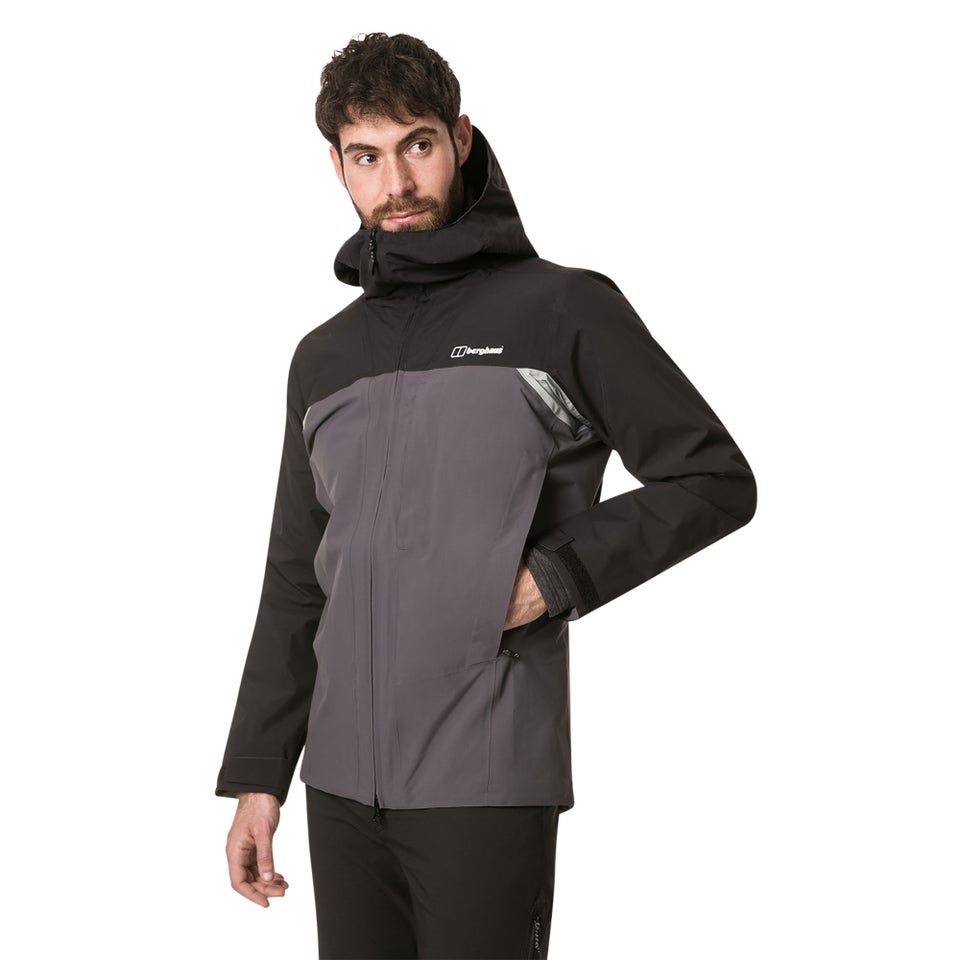 Men's Chombu Waterproof Jacket - Grey / Black