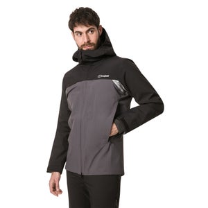 Men's Chombu Waterproof Jacket - Grey / Black