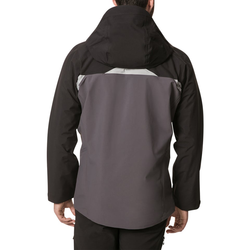 Men's Chombu Waterproof Jacket - Grey / Black