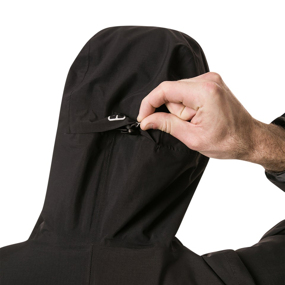 Men's Chombu Waterproof Jacket - Grey / Black