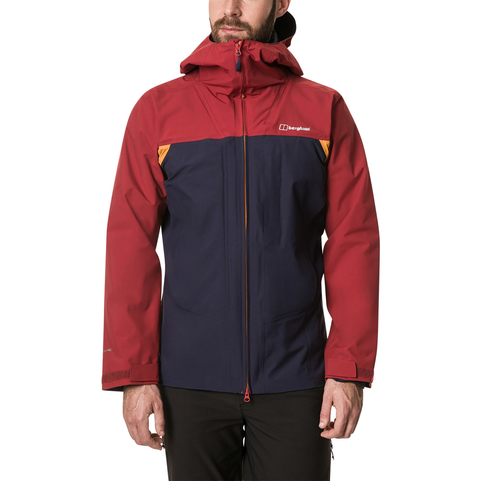 新品未使用 Berghaus Chombu Shell Jacket アジアM Men's Chombu Waterproof Jacket - Blue / Red | Berghaus