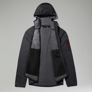 Men's Pravitale Mountain 2.0 Hooded Fleece Jacket - Dark Grey/Black
