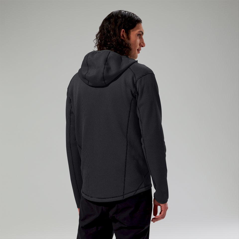 Men's Pravitale Mountain 2.0 Hooded Fleece Jacket - Dark Grey/Black