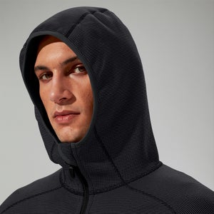 Men's Pravitale Mountain 2.0 Hooded Fleece Jacket - Dark Grey/Black