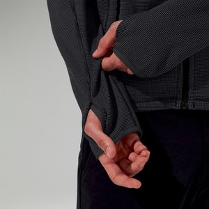 Men's Pravitale Mountain 2.0 Hooded Fleece Jacket - Dark Grey/Black