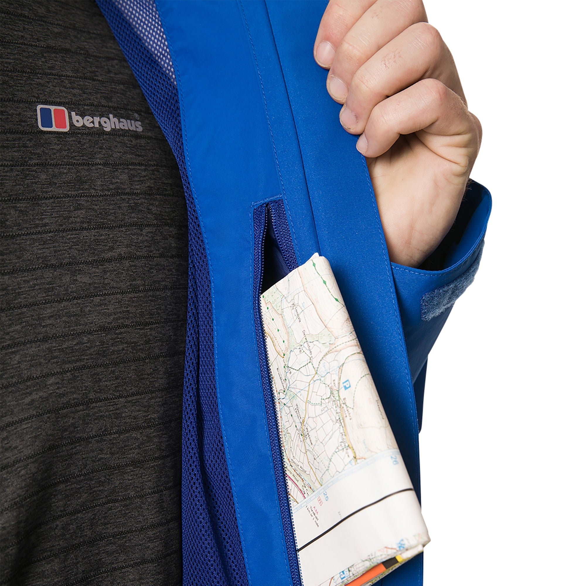 Men's Ridgemaster PZ Gore-Tex Waterproof Jacket - Blue | Berghaus