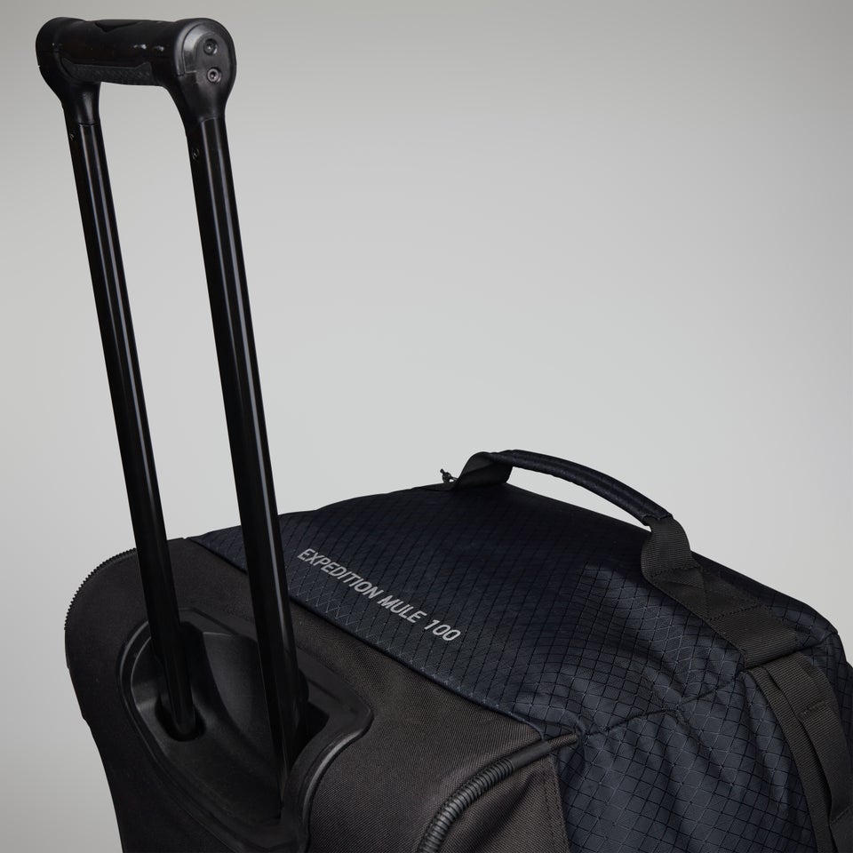 Expedition Mule 100 Reisetasche mit Rädern - Schwarz