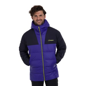 Men's Ronnas Reflect Down Jacket - Purple / Blue