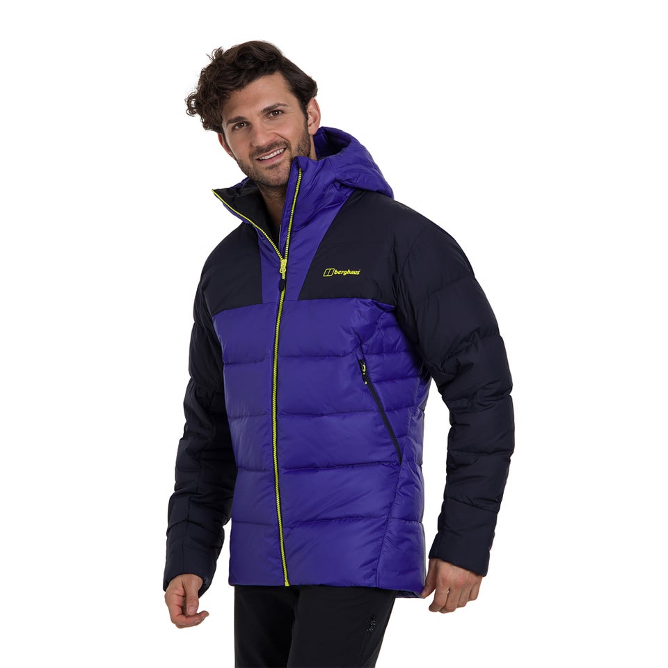 Men's Ronnas Reflect Down Jacket - Purple / Blue