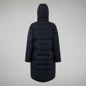 Women's Combust Reflect Long Jacket - Black