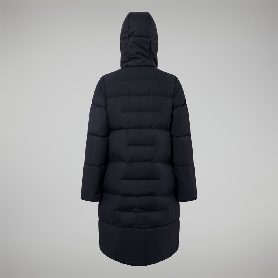 Women's Combust Reflect Long Jacket - Black