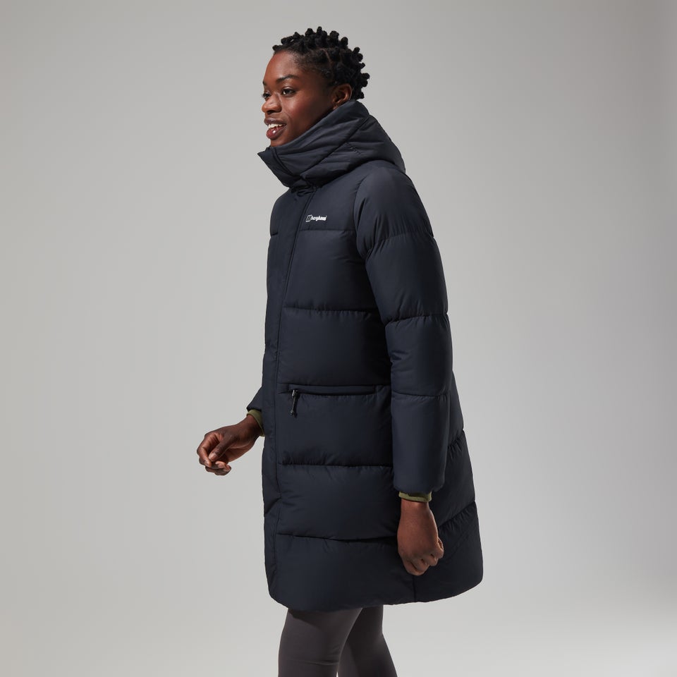 Women's Combust Reflect Long Jacket - Black