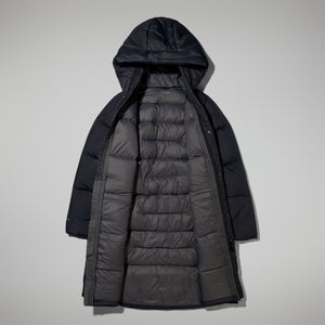 Women's Combust Reflect Long Jacket - Black