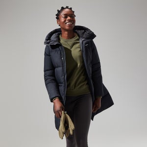 Women's Combust Reflect Long Jacket Black - 8