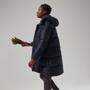 Women's Combust Reflect Long Jacket - Black