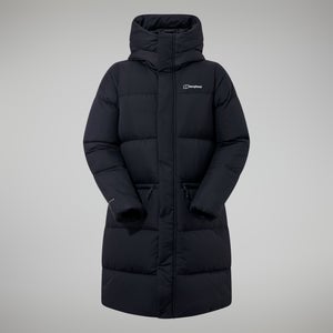 Women's Combust Reflect Long Jacket - Black