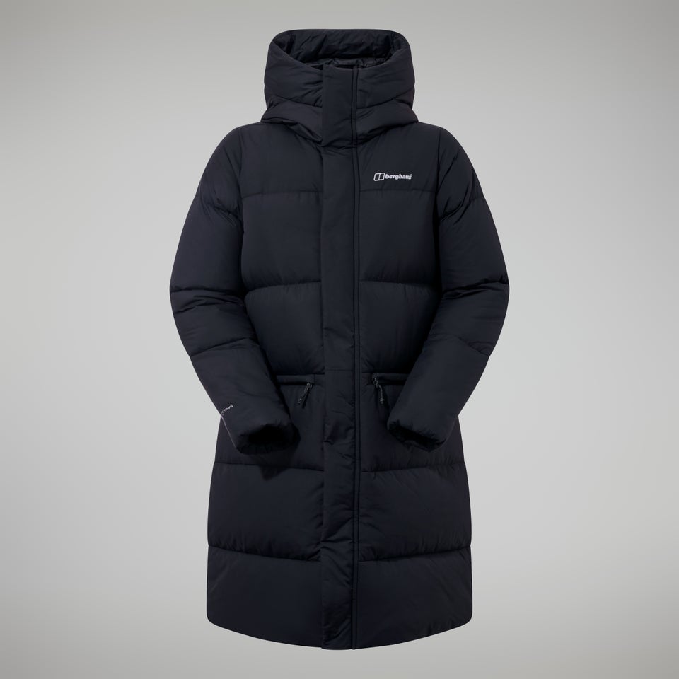 Women's Combust Reflect Long Jacket - Black