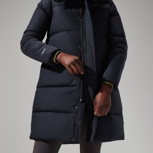 Women's Combust Reflect Long Jacket - Black