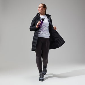 Women's Nula Micro Jacket Long - Black