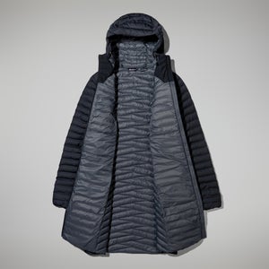 Women's Nula Micro Jacket Long - Black
