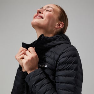 Women's Nula Micro Jacket Long - Black
