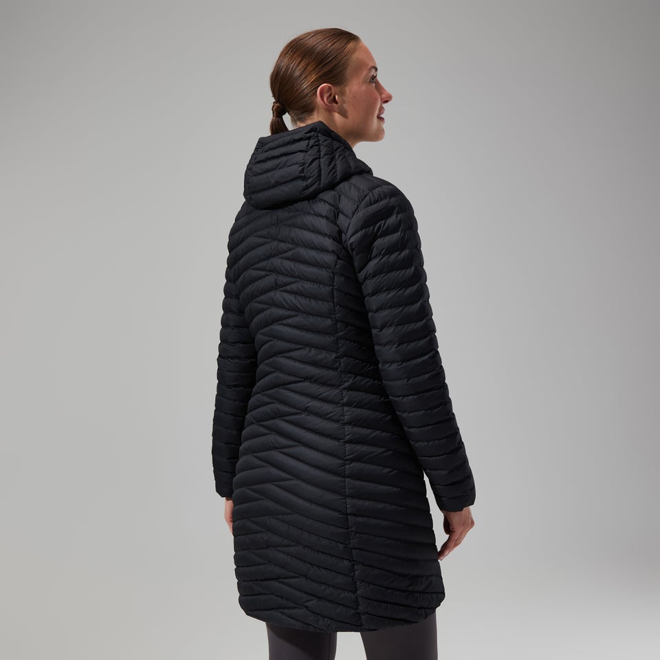 Women's Nula Micro Jacket Long - Black