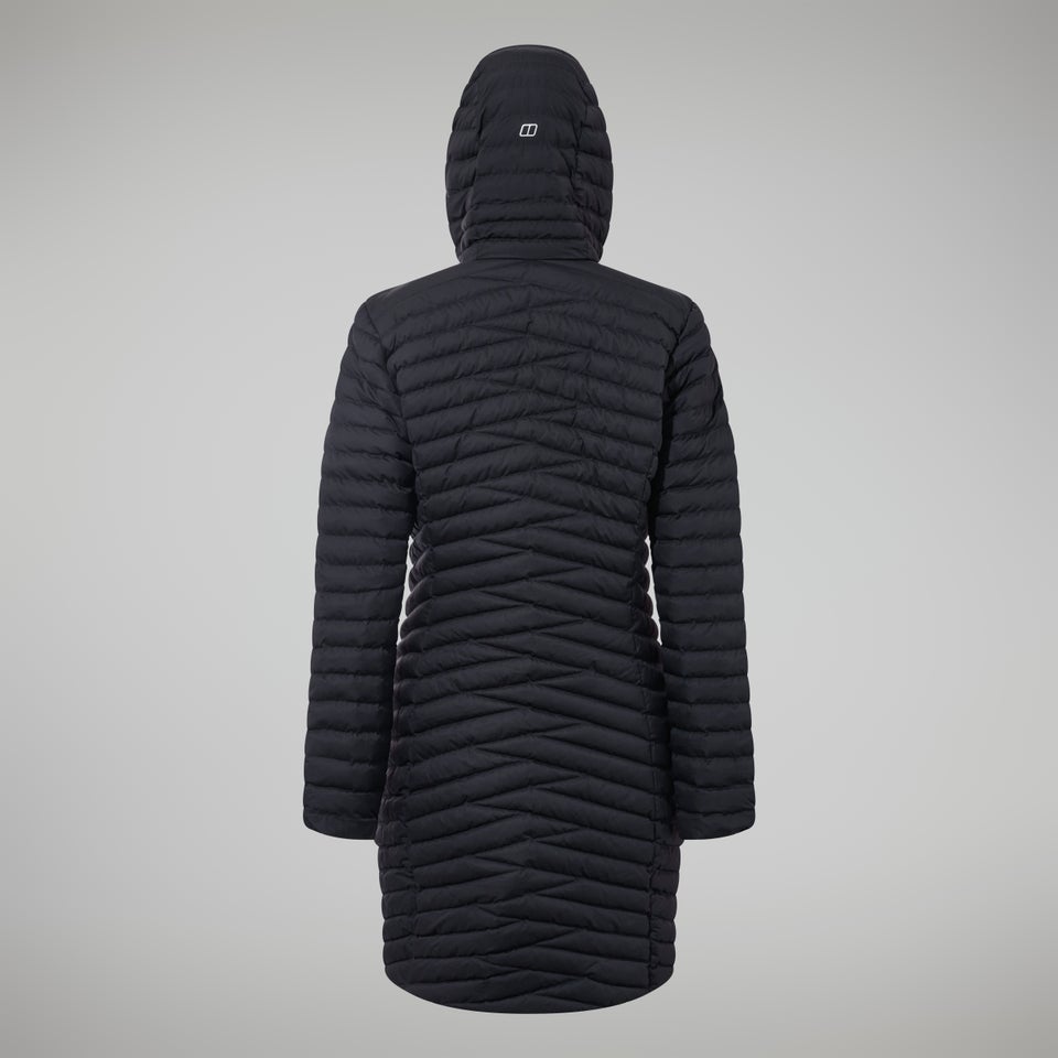 Women's Nula Micro Jacket Long - Black