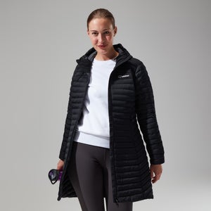 Women's Nula Micro Jacket Long - Black