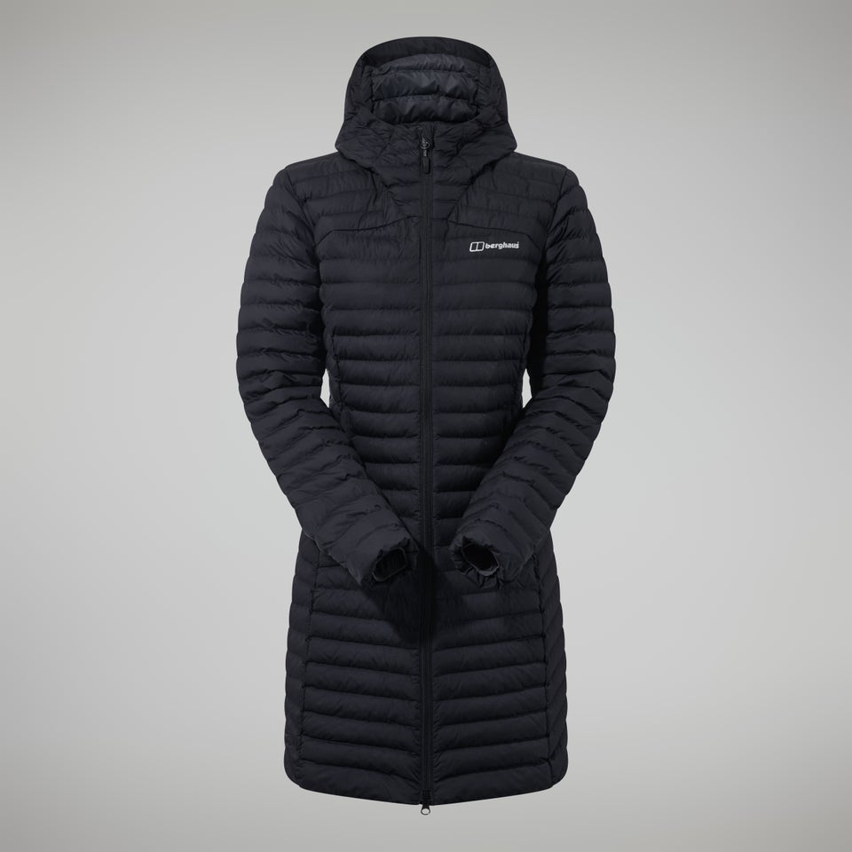 Women's Nula Micro Jacket Long - Black