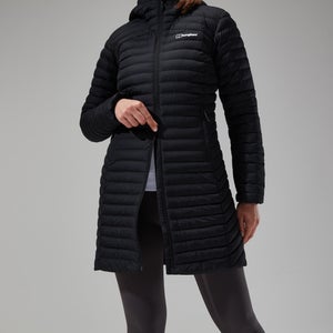 Women's Nula Micro Jacket Long - Black