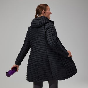 Women's Nula Micro Jacket Long - Black