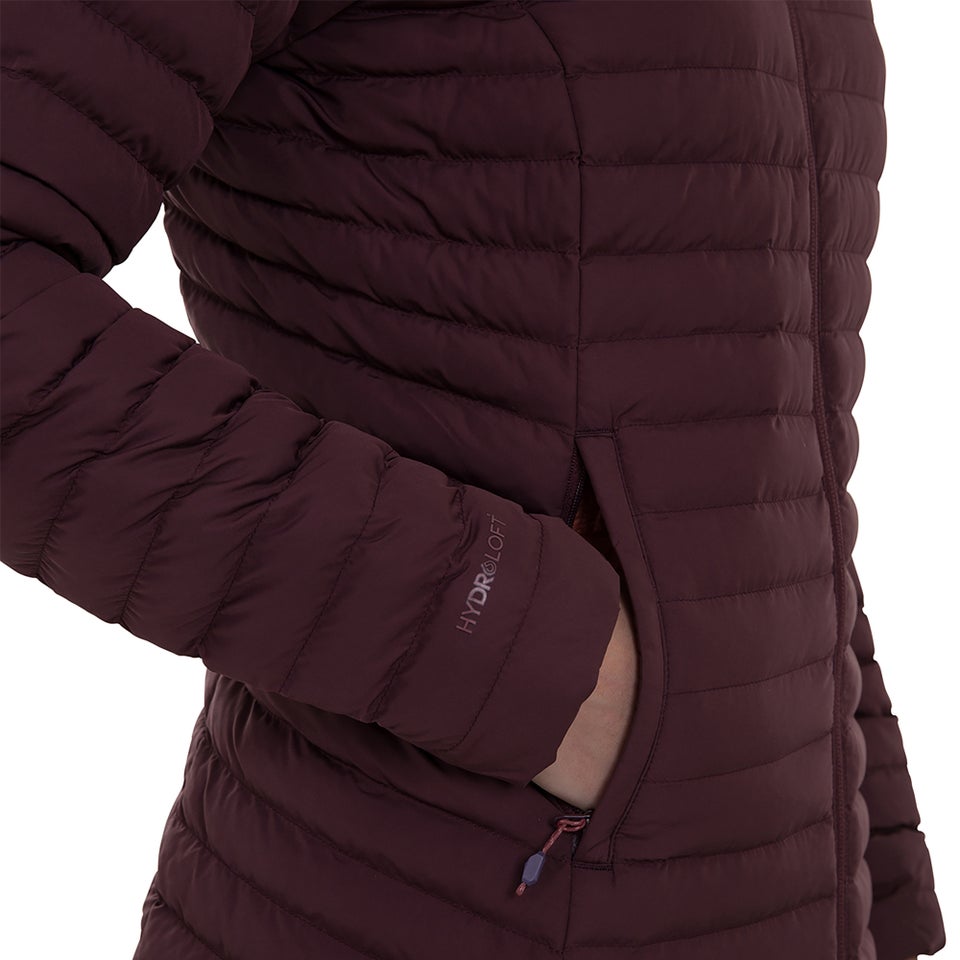 Women's Nula Micro Long Insulated Jacket - Purple