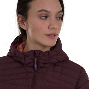 Women's Nula Micro Long Insulated Jacket - Purple