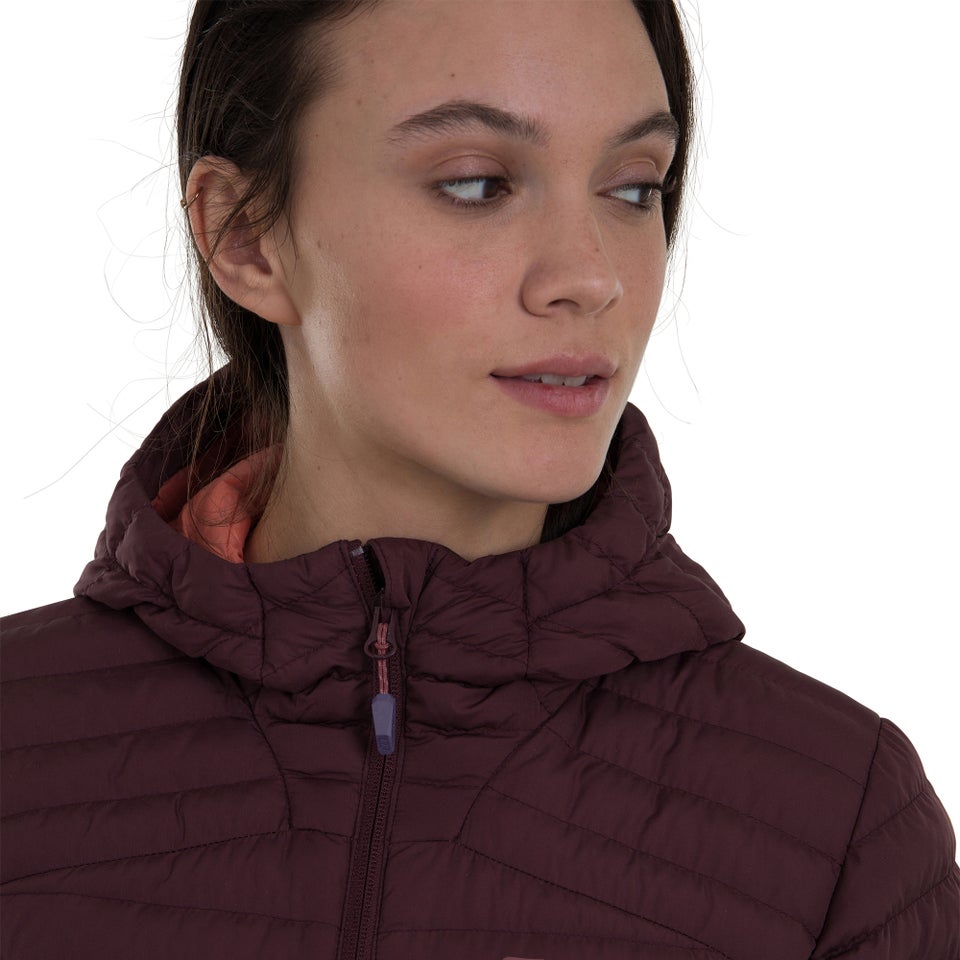 Women's Nula Micro Long Insulated Jacket - Purple