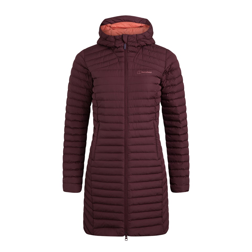 Women's Nula Micro Long Insulated Jacket - Purple