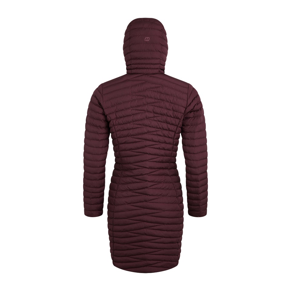 Women's Nula Micro Long Insulated Jacket - Purple