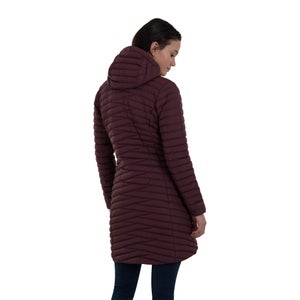 Women's Nula Micro Long Insulated Jacket - Purple