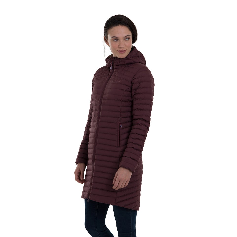 Women's Nula Micro Long Insulated Jacket - Purple