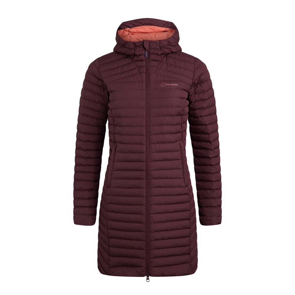 Women's Nula Micro Long Insulated Jacket - Purple