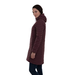 Women's Nula Micro Long Insulated Jacket - Purple