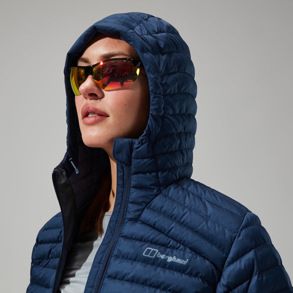 Women's Nula Micro Jacket Long - Dark Blue