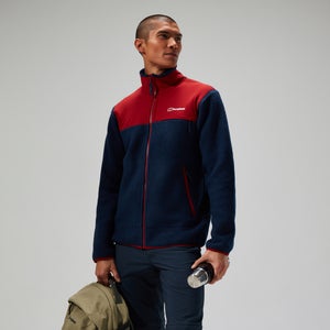 Men's Syker Jacket - Dark Blue/Dark Red