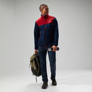 Men's Syker Jacket - Dark Blue/Dark Red