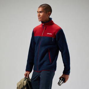 Men's Syker Jacket - Dark Blue/Dark Red