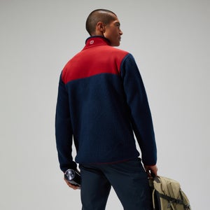 Men's Syker Jacket - Dark Blue/Dark Red